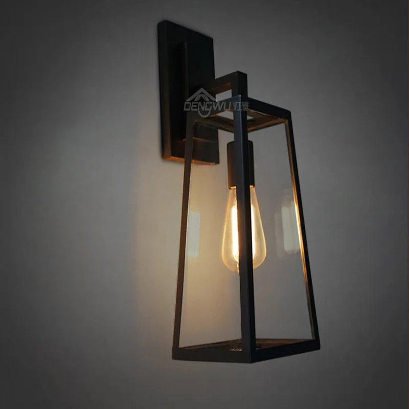 

2PCS Light house loft stairs outdoor creative retro industrial corridor wall lamp bedroom bedside lamp European-style bar GY158