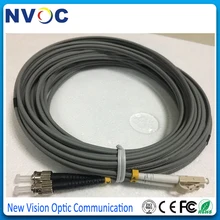 4 шт./лот, ST/UPC-LC/UPC мм(62,5/125), DX, 3,0 мм, L: 10 м, ПВХ, бронированный двухъядерный патч-корд, ST-LC OM1 дуплексный бронированный волоконный патч-корд