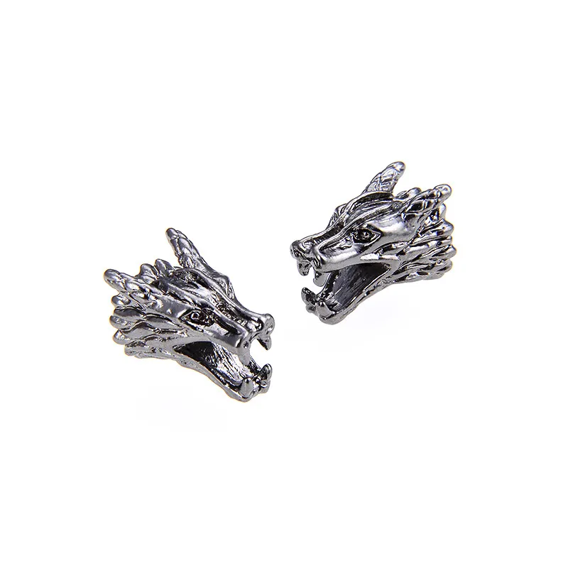 

VOQ 10pcs/lot New Arrival Animal Style Dragon Head Charm Suitable for Jewelry Making DIY Beads Bracelet Findings Components