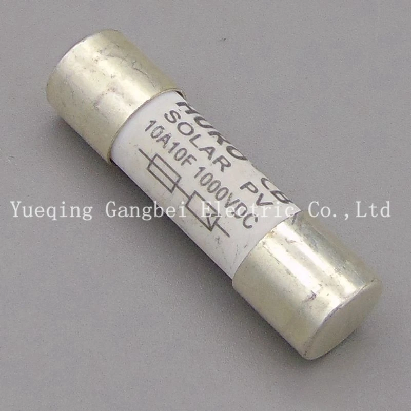 

2A 4A 6A 10A 12A 15A 20A 1000V 10*38mm PV Solar Fuse Metal Alloys for Solar Power Kits System Protection