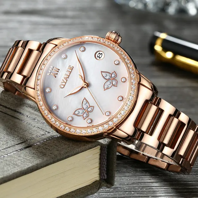 OYALIE Top brand Automatic Date Wristwatch Women Mechanical Watches