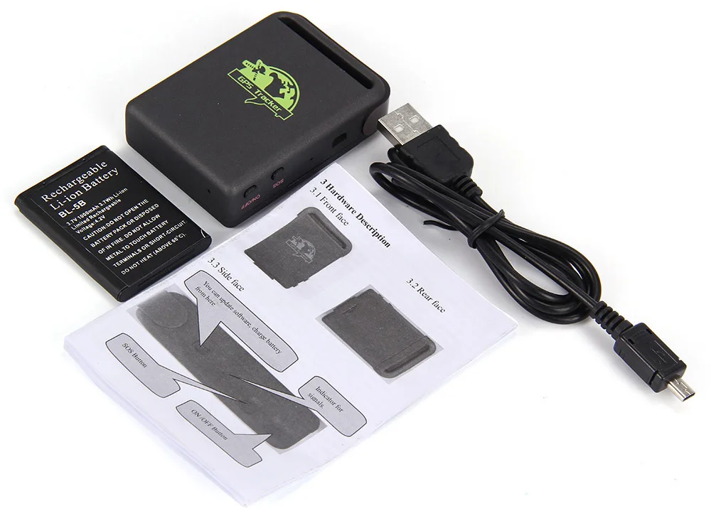 TK102B Car Vehicle GPS GSM GPRS Tracker Locator SOS Over-speed Alarm