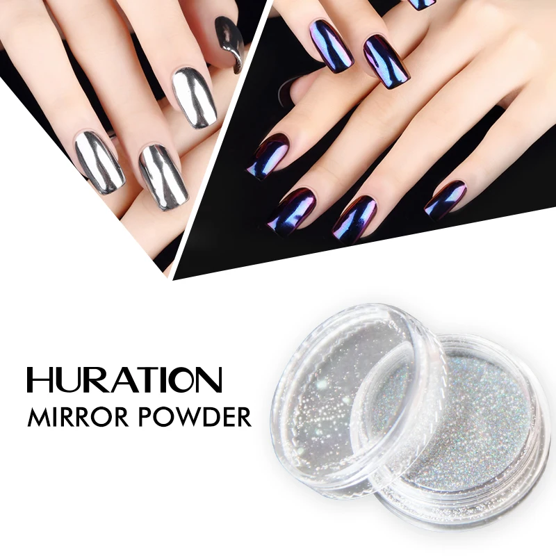

Hutation 1 Box DIY Nail Mirror Mirror 3D Powder Chrome Pigment Dust UV Glitters Manicure Art Decoration Accessories Nails Tools