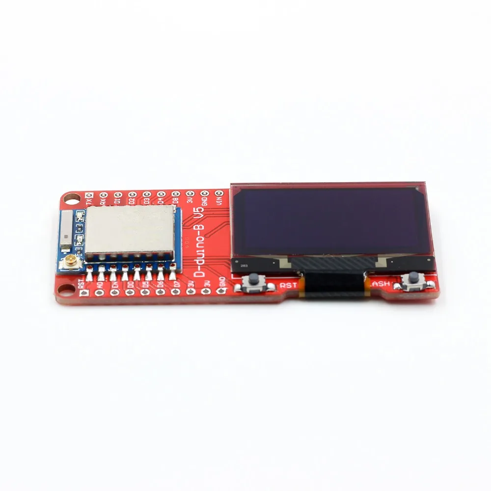 DSTIKE D duv5 (ESP8266 + OLED 2dB антенна) ESP 07 wifi Интернет вещей макетная плата ESP8266 микропитон