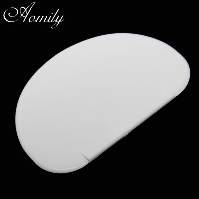 Érdes Félkörkaparó Spatula Fondant Sütemény Tészta Pizza Szerszám Konyha Többfunkciós Szeletelő Penge Műanyag Torta