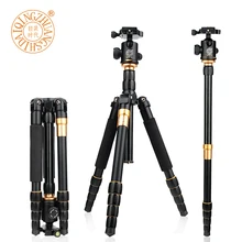 Promo offer DHL Professional Magnesium Aluminium Tripod & Monopod Q666 Pro For DSLR Camera / Portable Traveling Tripod Max load to 15kg