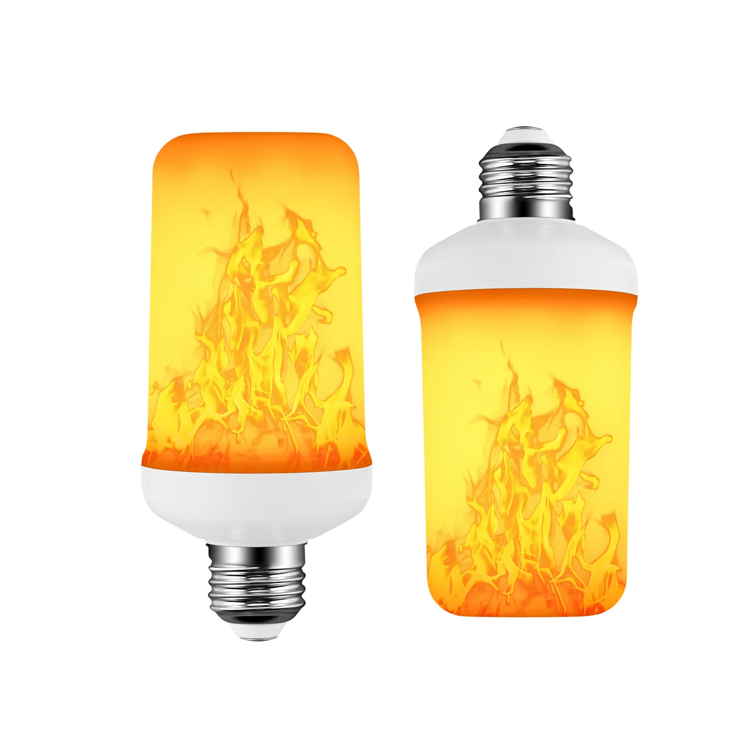 

E27 85-265V LED Flame Effect Bulb Fire Light Gravity sensor Corn Bulbs Emulation Decor lamp Dynamic Light 4 Modes Creative Lampa