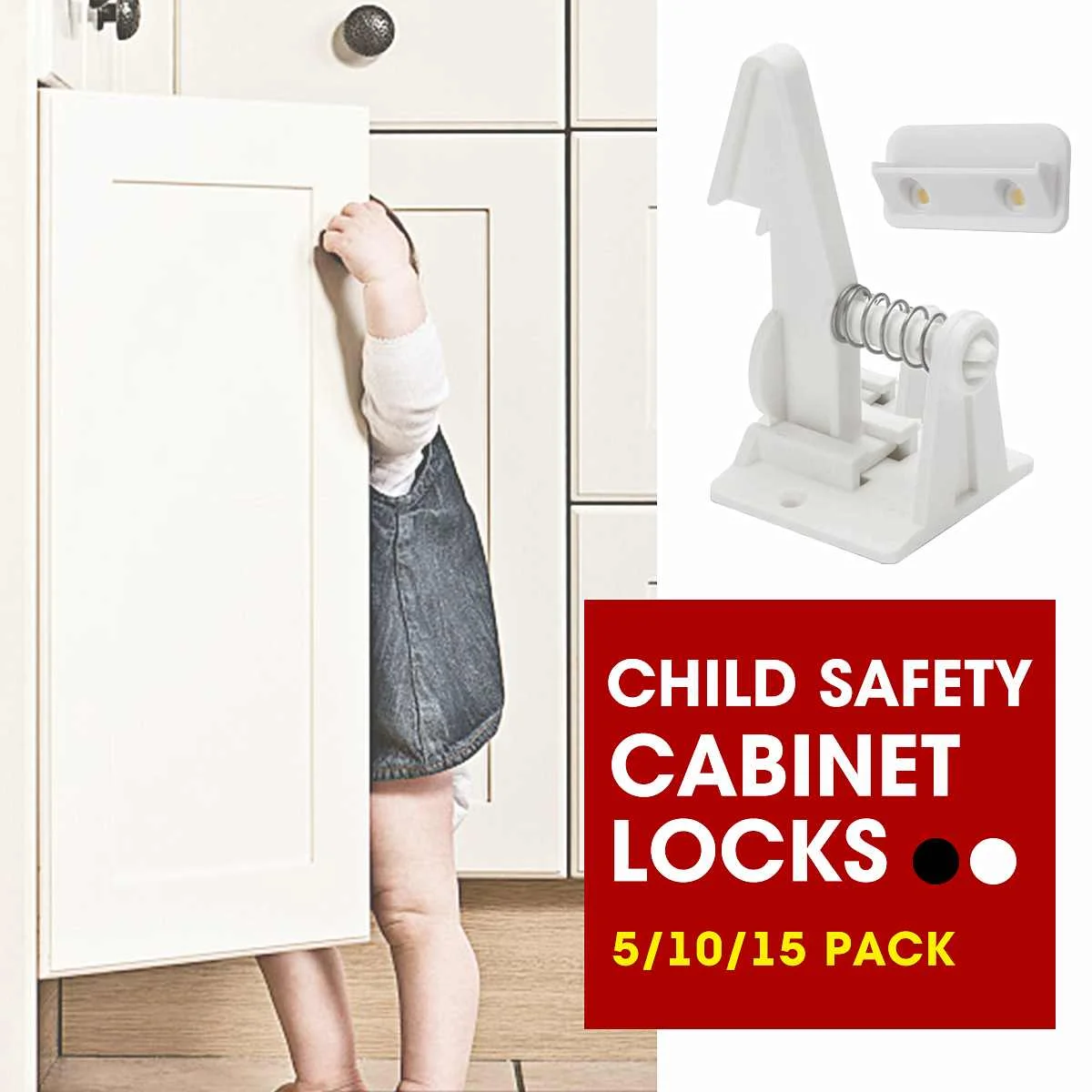 5/10/15 قطعة قفل خزانة قفل أمان للأطفال السلامة حماية نظام قفل سلامة الاطفال خزانة درج مجلس الوزراء الباب قفل دروبشيبينغ 5/10/15 قطعة قفل خزانة قفل أمان للأطفال السلامة حماية نظام قفل سلامة الاطفال خزانة درج مجلس الوزراء الباب قفل دروبشيبينغ