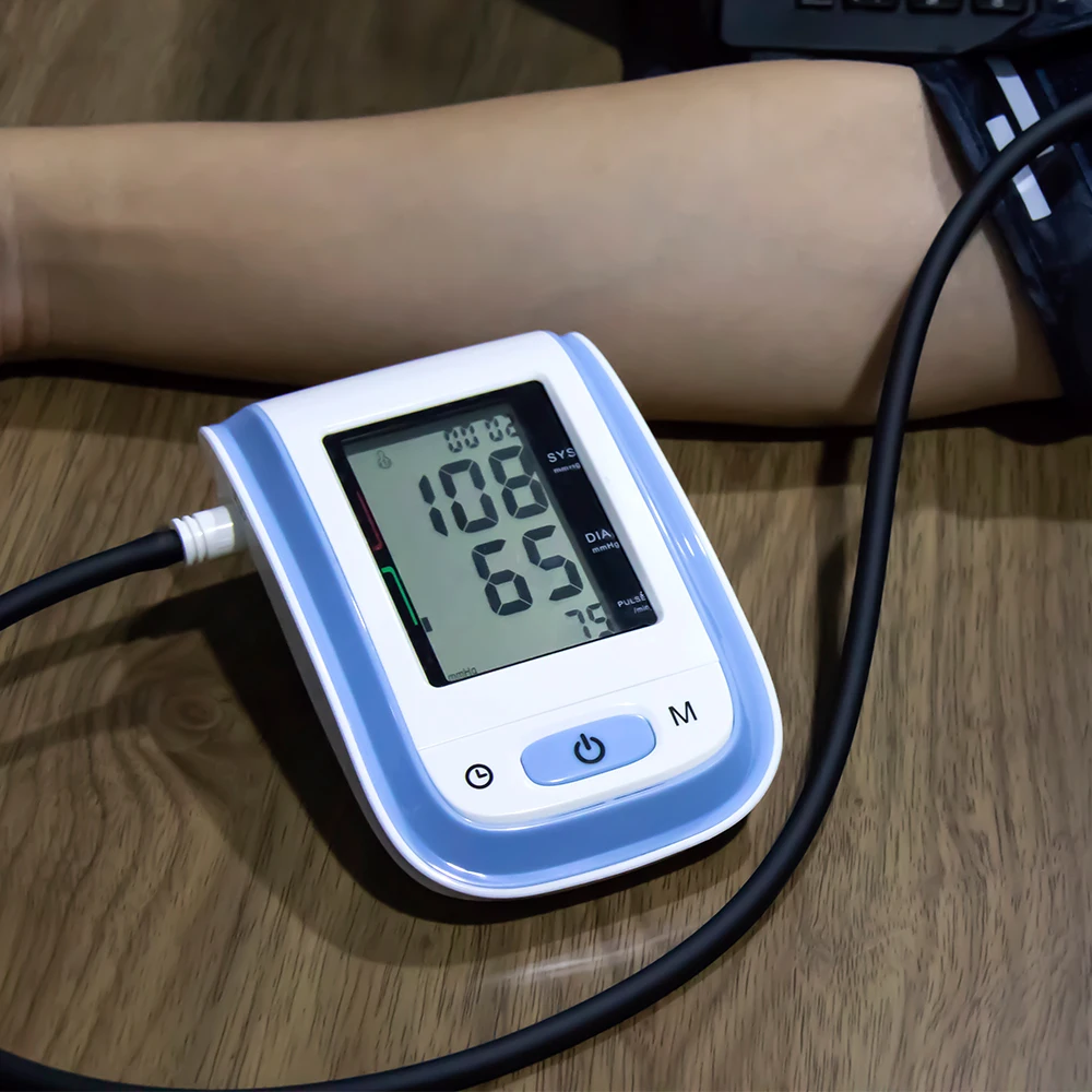Медицинский цифровой lcd верхний монитор артериального давления на руку, измеритель сердечного ритма, тонометр для автоматического измерения