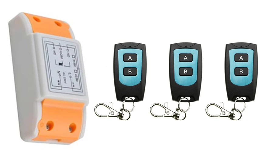 

Remote Control Switch AC220V 1CH Lighting Switches Remote ON OFF Light Lamp SMD Power RemoteSwitch System window lamp