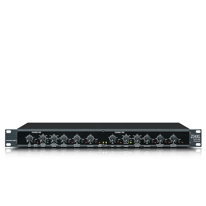 The 234XL is a stereo three way stereo two way and mono four way electronic crossover