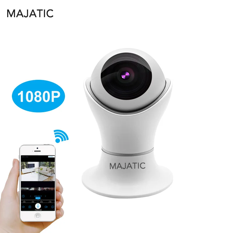 

Majatic Wifi IP Camera 1080P Wireless Network Home Security Night Vision CCTV Camera Audio Wi-fi Baby Monitor Video Surveillance