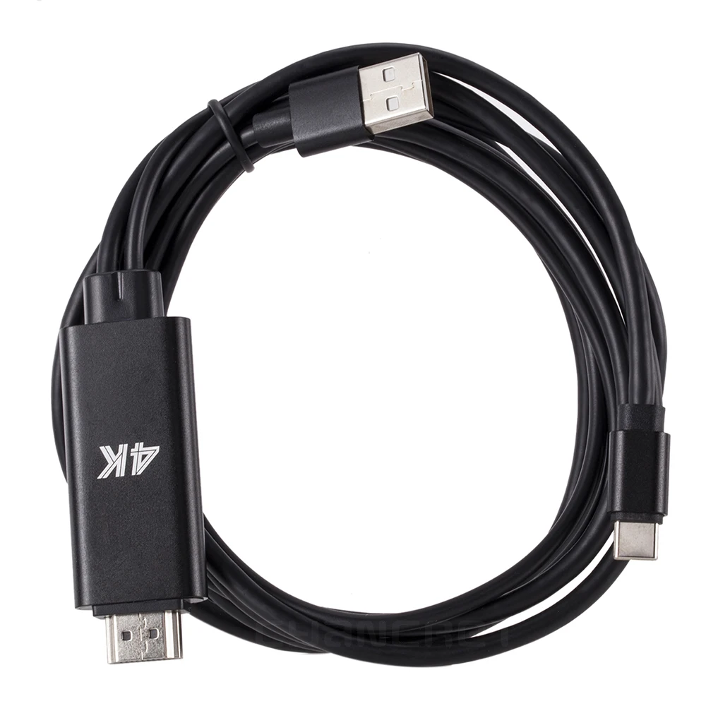 Видео кабель Type C адаптер USB 3 1 к HDMI с зарядкой 4K 8 м конвертер для Macbook TV монитор