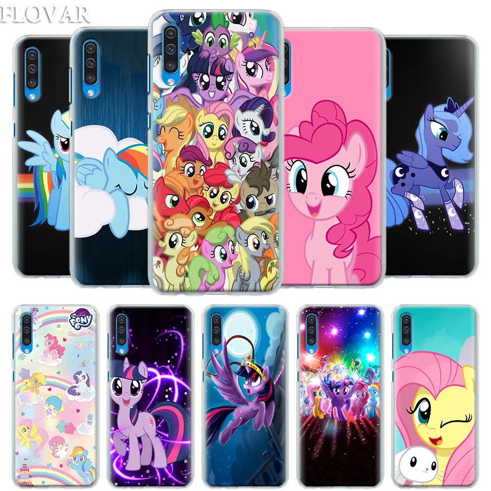 

My Little Pony Case Cover for Samsung Galaxy A30 A40 A50 A70 A6 A8 Plus A7 A9 2018 M30 Phone Case Coque