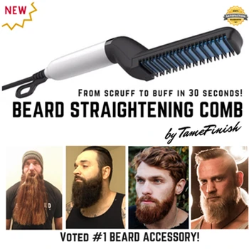 

Multifunctional Hair Comb Brush Beard Straightener Hair Straighten Straightening Comb Hair Curler Quick Hair Styler For Men
