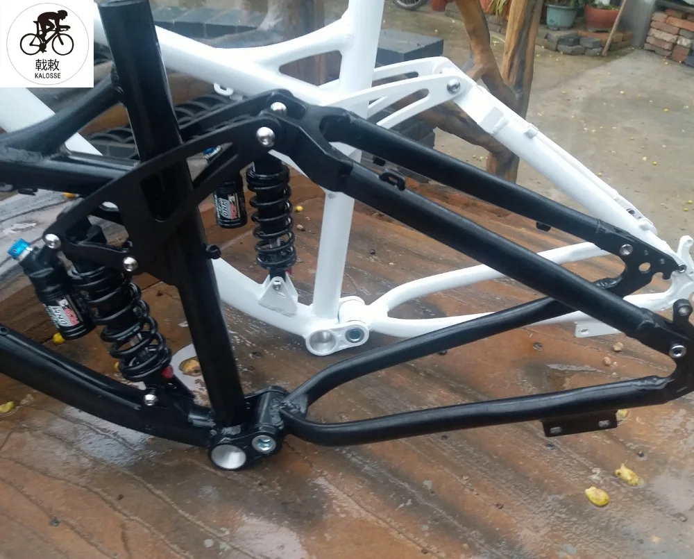 Top Kalosse   190mm travel  aluminum alloy Full suspension   bike frame , 26*17 inch  AM  Downhill 3