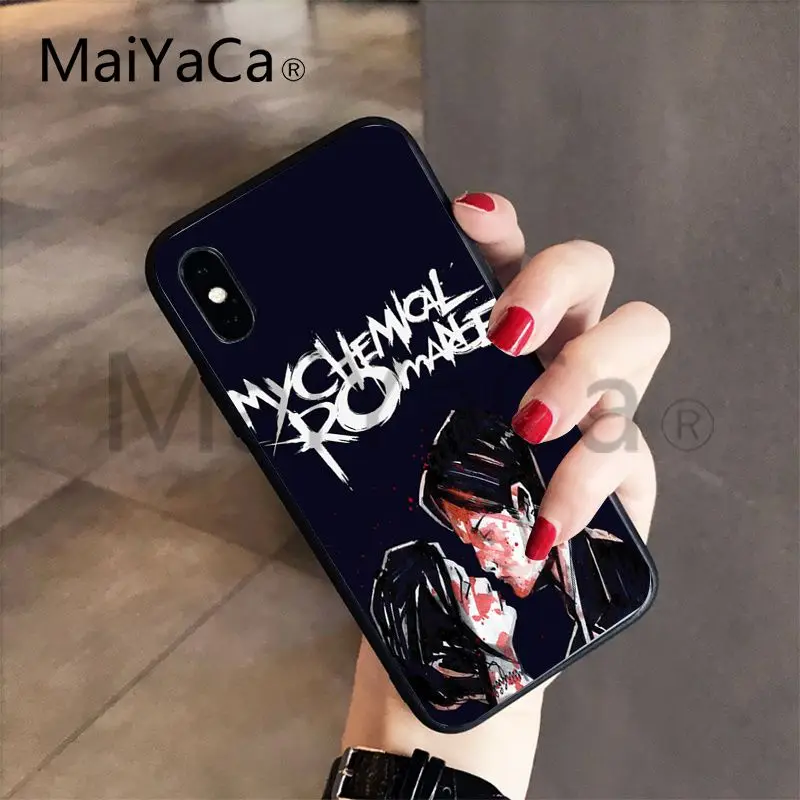 MaiYaCa My Chemical Romance Ультратонкий чехол для телефона с мультяшным рисунком для iphone 8 8 plus и 7 7 plus 6s 6s Plus 6 6 plus 5s