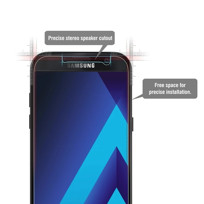 2 шт протектор экрана для Samsung Galaxy A3 A5 A7 2016 2017 закаленное стекло J3 J5 J7 2015 стеклянная
