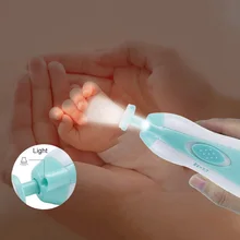 Детские ножницы для ухода за ногтями безопасный Электрический триммер для ногтей машинка для стрижки ногтей Резак для детей новорожденный маникюрный триммер для ногтей Newbron