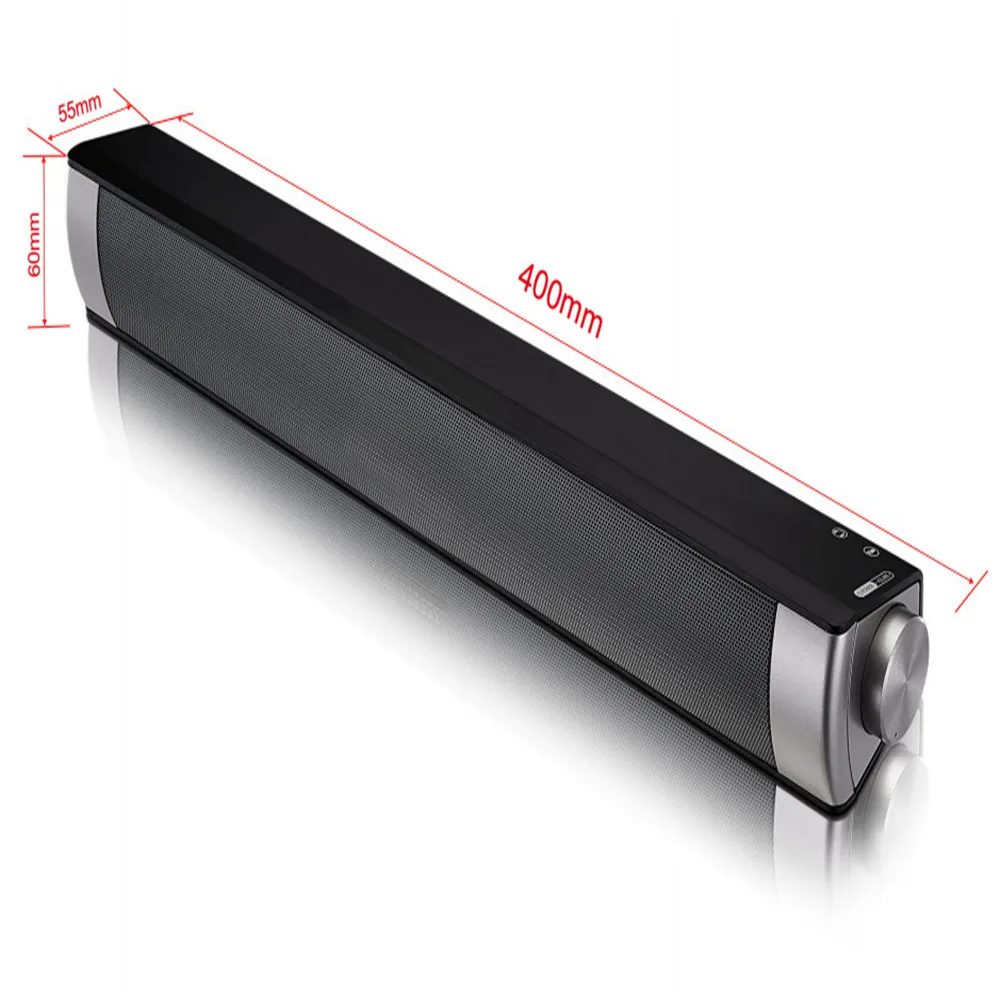 LP08 Sound Blaster Soundbar Bluetooth Speaker LCD font b TV b font Wall Mount 3D Sound