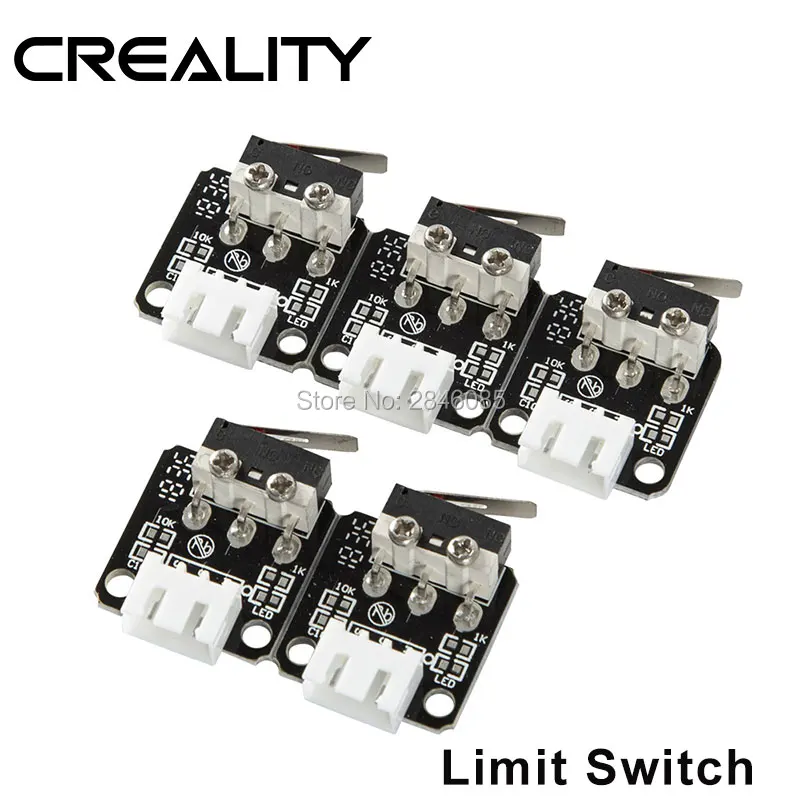 High Quality X/Y Axis Limit Switch 3Pin N/O N/C control easy to use Micro Switch For CREALITY 3D Printer Accessories