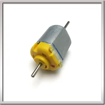 

free shipping 20pcs 1.5-12V DC 130 Biaxial axis carbon brush Motor Strong magnetic 12V 5400RPM 6V 3000RPM diy Toy motor
