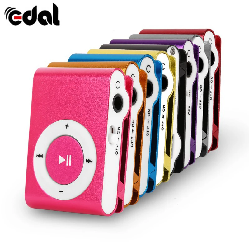 

EDAL Clip Stylish Mini Mp3 USB Support 32GB Micro SD TF New Design Sport Gym
