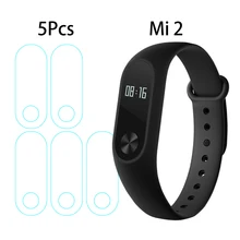 5 шт./лот, Защита экрана для Xiaomi mi band 2, термополиуретановая стеклянная пленка, защита от царапин для mi band 2, умный браслет, браслет, аксессуар