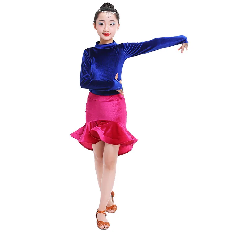 Child Latin dance costume (4)