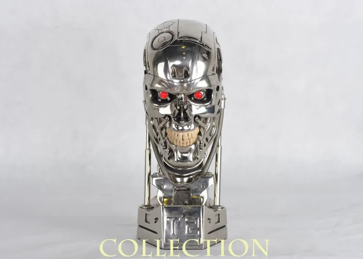 10"T-800 Skull with LED eyes without Base Terminator Movies Vinyl Model Kit 1/1 