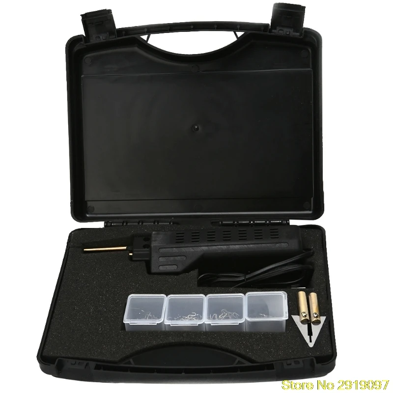 

New Arrive 1Set Stapler Bumper Fender Fairing Welding Gun Plastic Repair Kit Welder Staple Car Drop Shipping Support
