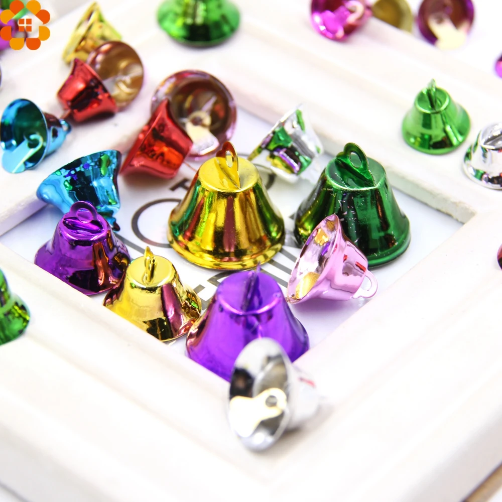 

20PCS Colorful Metal Jingle Bells Small Loose Beads Festival Party Decoration/Christmas Tree Decorations/DIY Crafts Accessories