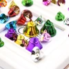 Cloches à clochettes en métal colorées, 20 pièces, petites perles amples, décoration de fête de Festival/décorations d'arbre de noël/accessoires d'artisanat DIY ► Photo 1/6