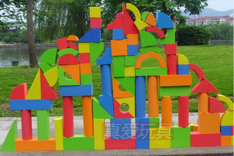 big soft building blocks