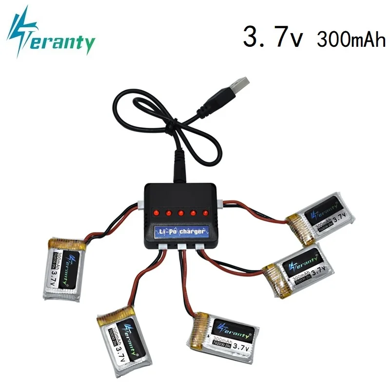 Зарядное устройство Lipo Батарея для E55 FQ777 FQ17W DFD F180 FY530 U816 U816A U830 X100 3 7 V 300 мА/ч Syma X11 H107