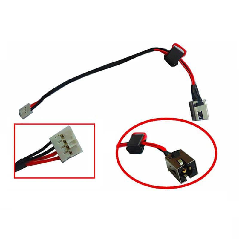 Laptop DC power Socket Connector Cable For Len ovo Ideapad S300 S310 S400 S405 S410 S415 S435 port plug cable wire Harness Jack