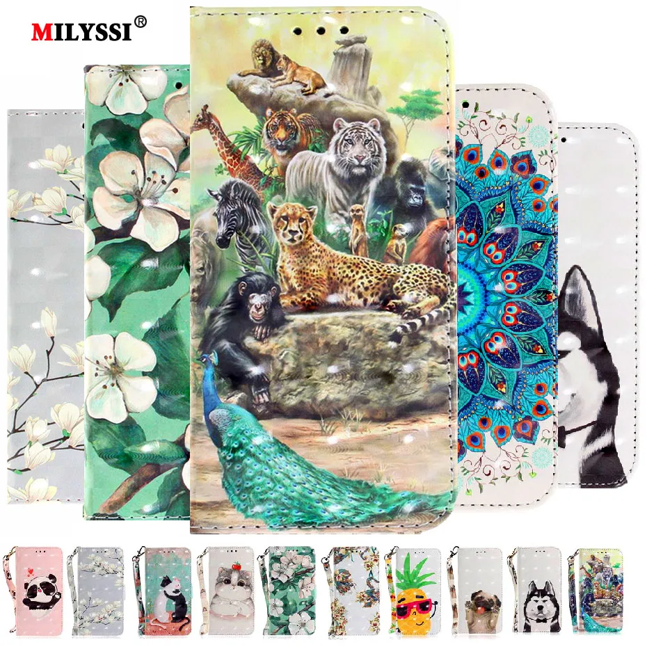 

3D Vision Painted Wallet Case for LG W10 PU Leather Phone Case For LG W10 Luxury Flip Cover Case