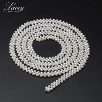 

Natural Freshwater Pearl Necklace Wedding Women,Fashion Handmade Long Necklace Real Pearl Necklace Gift