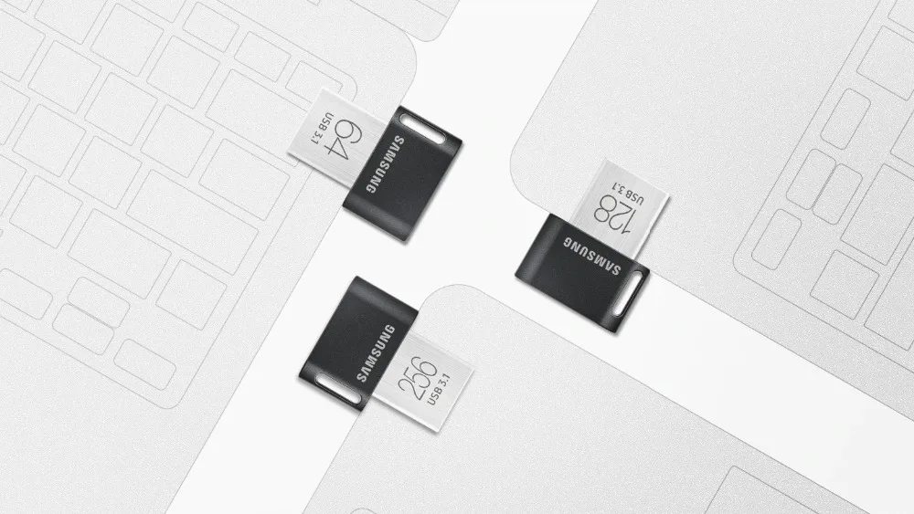 Samsung USB 3,1 флэш-накопитель FIT Plus высокоскоростной 128 Гб 64 ГБ 32 ГБ памяти флешки для смартфонов/планшетов/ПК