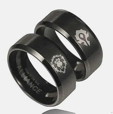 más cerca de gran calidad diseño atemporal Anillo WoW para hombre juego de Alianza Tribal anillo de acero de ... más cerca de gran calidad diseño atemporal Anillo WoW para hombre juego de Alianza Tribal anillo de acero de ...