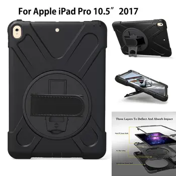 

For iPad Air 3 10.5 2019 Case For new iPad Pro 10.5" 2017 Cover Funda Tablet Kids Safe Shockproof Silicone Hard Stand Hand Shell