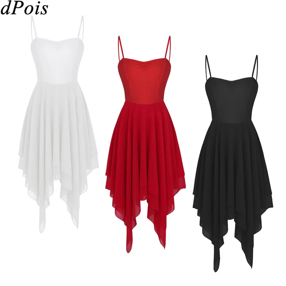

Asymmetric Modern Dance Dress Lady Latin Ballet Dancing Dress Women Girls Elegant Ballroom Samba Performance Clothing