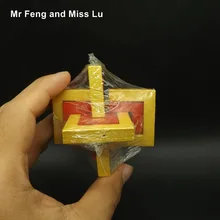 3D головоломка Brainteaser деревянная игрушка подарок Рождественский ребенок