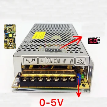 

Digital Display Adjustable Switching Mode Power Supply 0-5V 40A 200W Full Range Adjustable Voltage