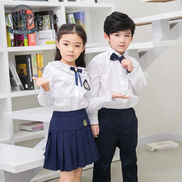 Kids Kindergarten Uniform Students British Style School Uniform