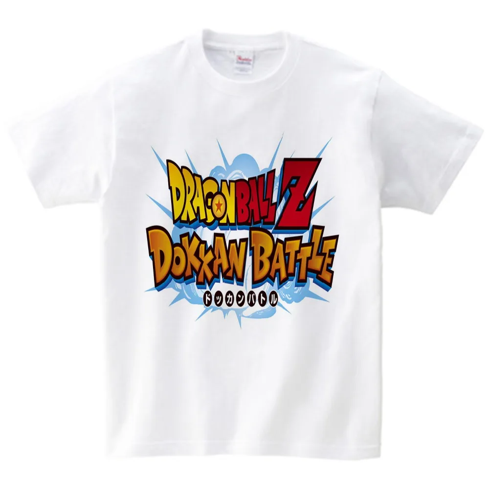 2019 г., Детская Повседневная футболка с принтом из аниме «Драконий жемчуг Z Goku», Забавные топы для мальчиков и девочек, отличная детская