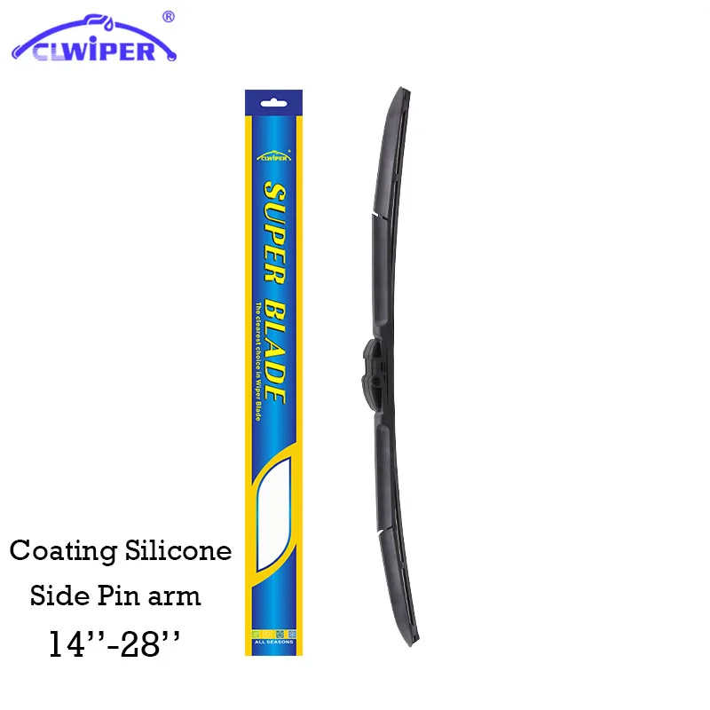CLWIPER Super Coated Silicone Windshield Wiper Blade Fit For Side Pin