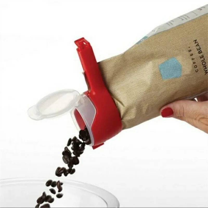 

Seal Pour Food Storage Bag Clip Snack Sealing Clip Fresh Keeping Sealer Clamp Plastic Helper Food Saver Travel Kitchen Gadgets