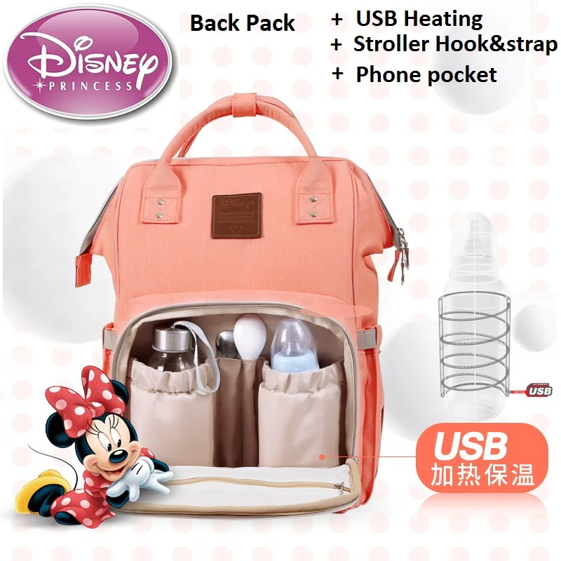 Disney Minnie Mummy для беременных подгузник сумка большой емкости Микки Маус пеленка