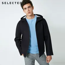 Избранное Новое мужское шерстяное пальто Зимняя деловая Повседневная Верхняя одежда шерстяная однотонная куртка с капюшоном | 418327502